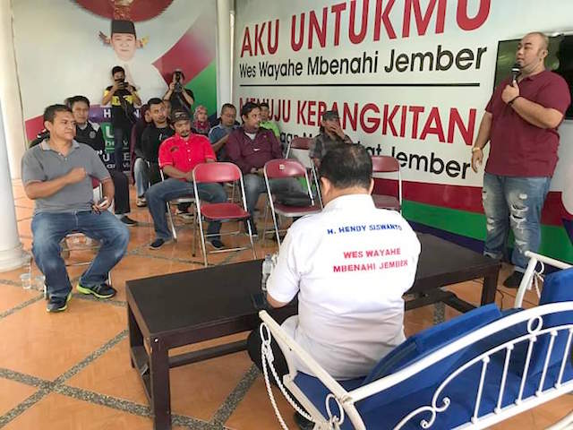 Komunitas Ojol Jember Dukung H Hendy Siswanto